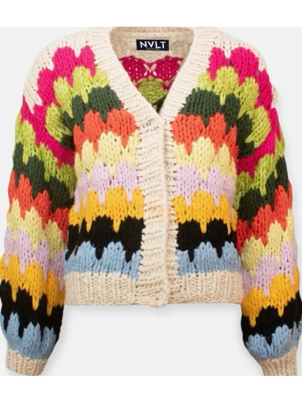 NWT NVLT CROPPED CARDIGAN SZ L